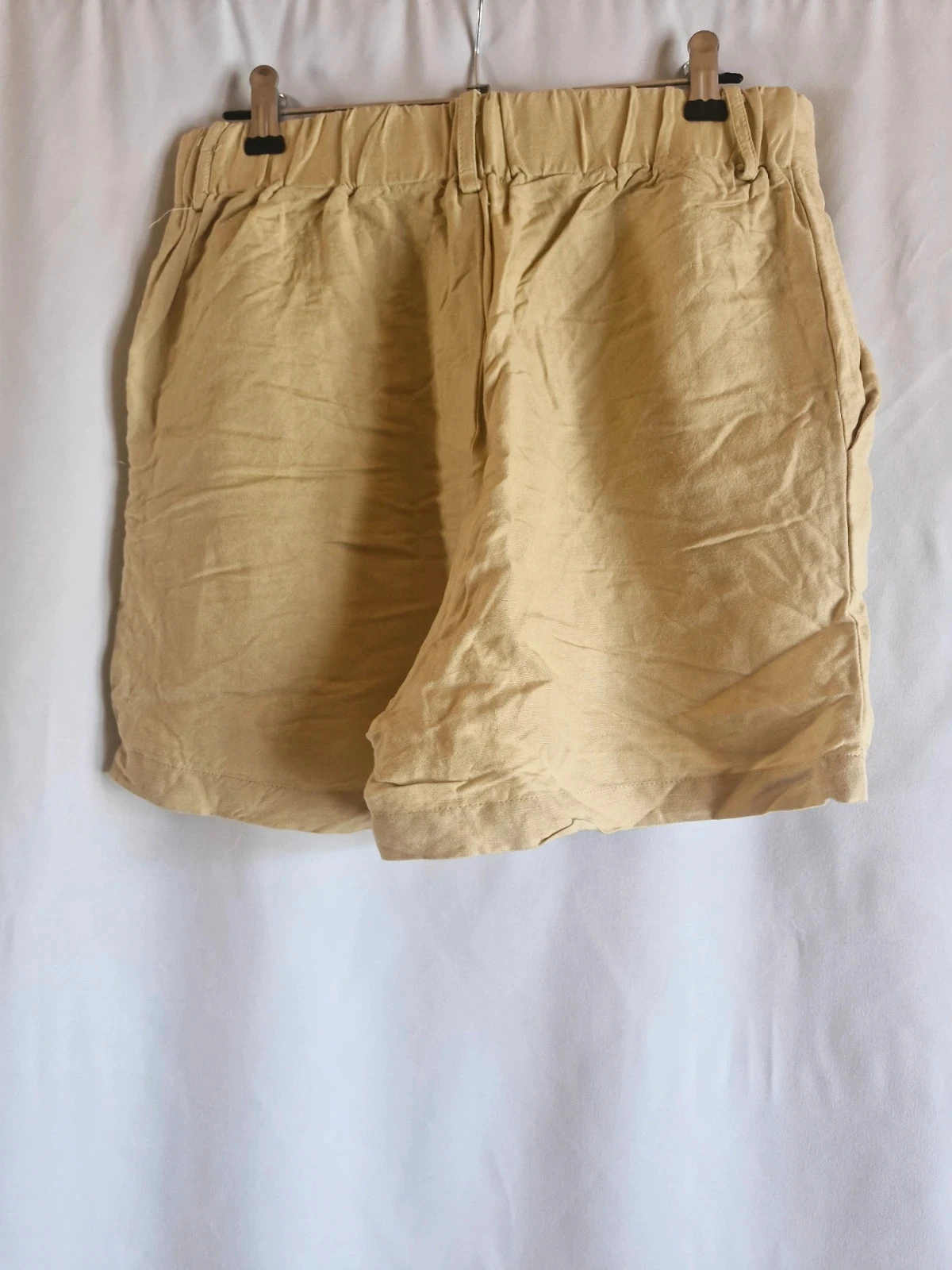 Short Charlior hoge taille pastelbeige geel S – photo 2
